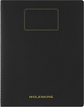 Zeszyt Moleskine Student Cahier XXL (21.6X27.9 cm) w Linie Czarny (Moleskine Student XXL Ruled Black Soft Cover) - 8056999276867